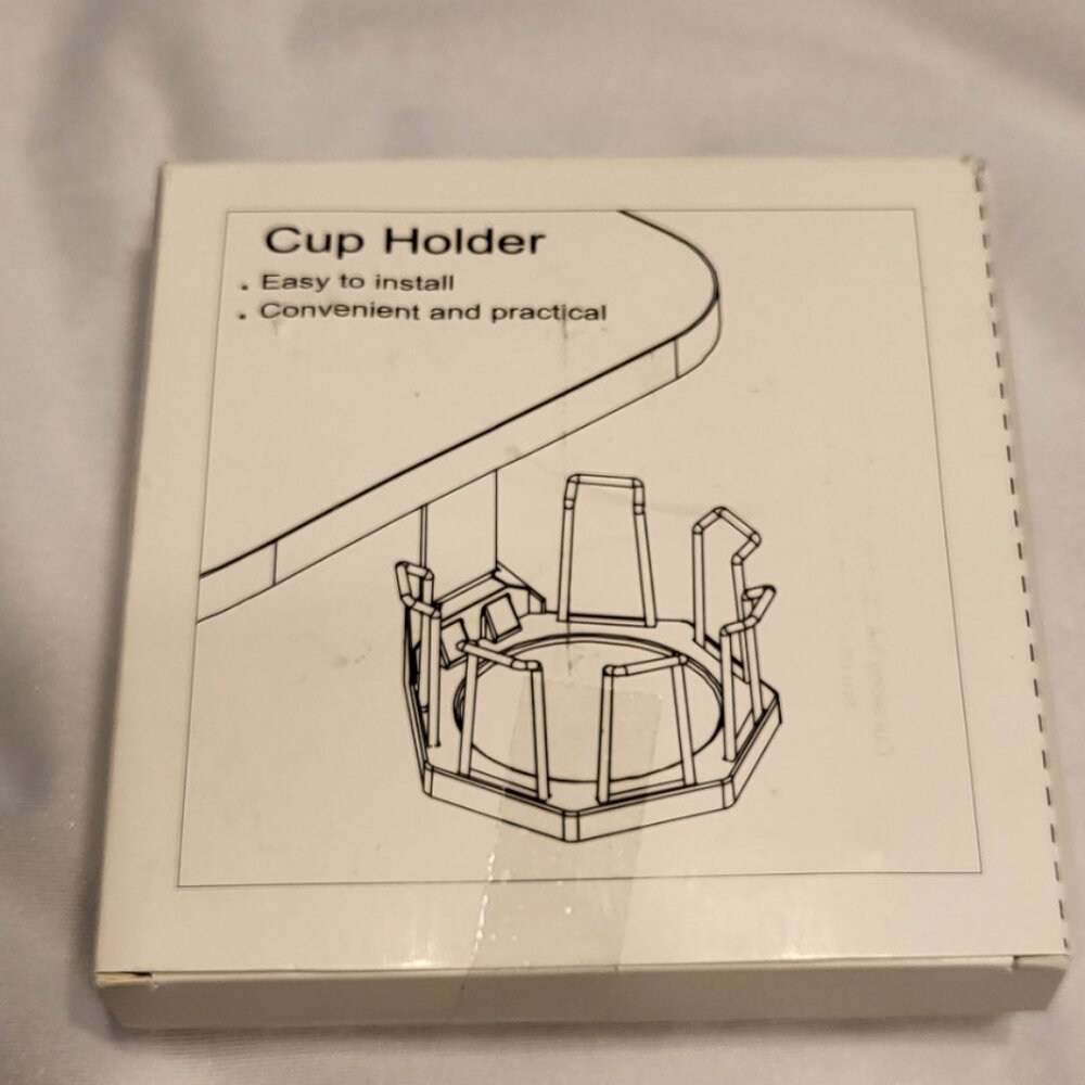 Cup Holder Attachment for Desk Office Work From Home Drink Coffee Gift